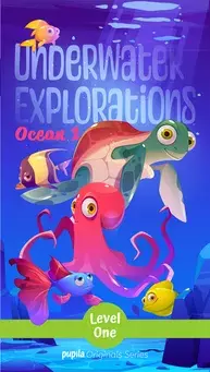 Underwater Explorations Ocean 1 children's story cover